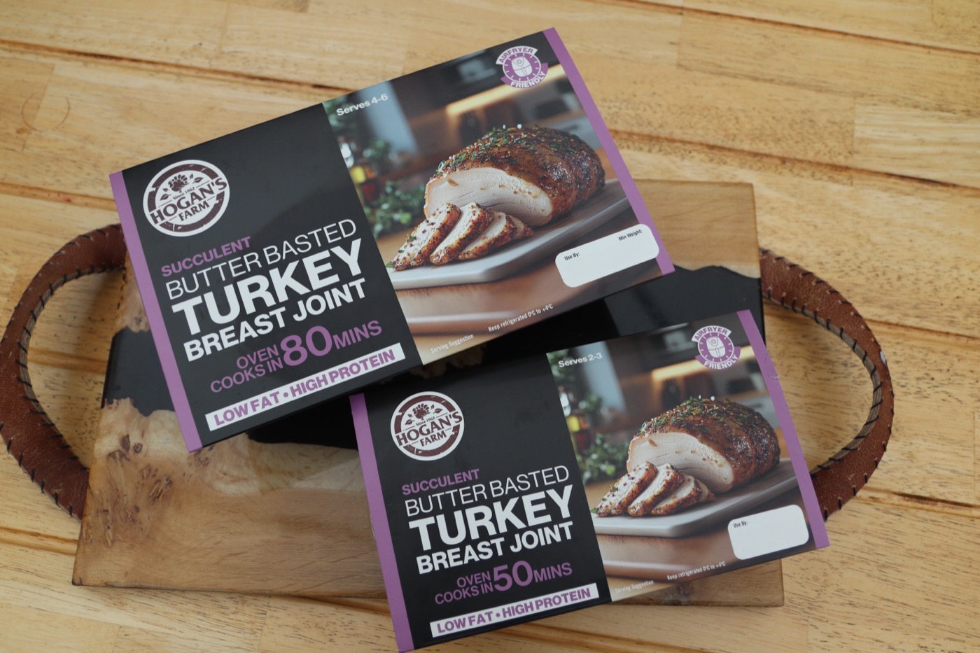 Butter basted turkey breast joints