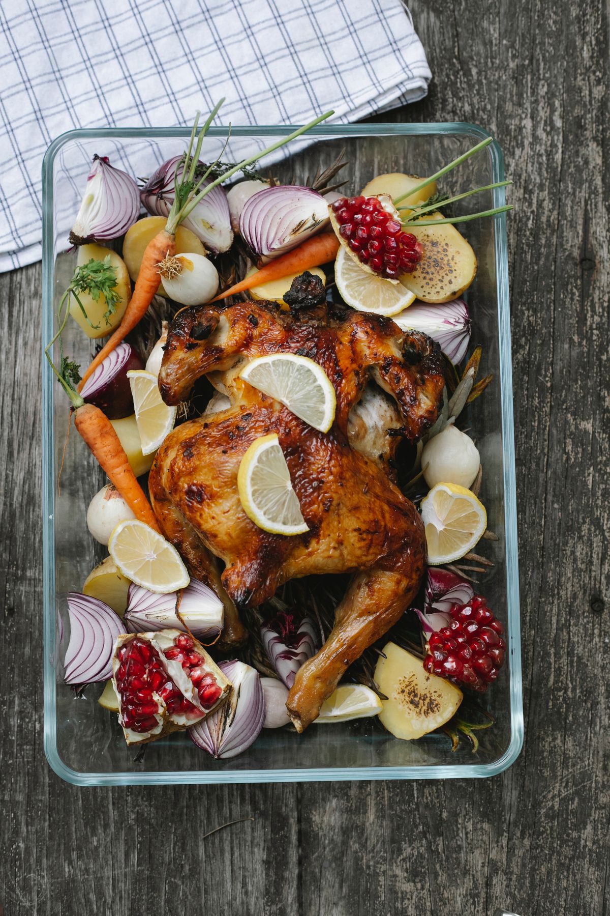Carving a roast turkey crown