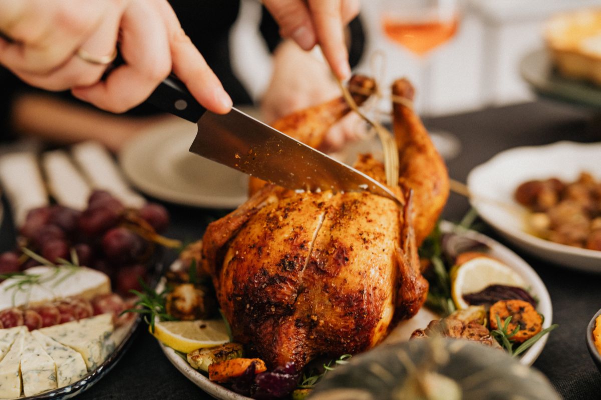 Fresh Irish turkey crown prepared at Hogan’s Farm, Co. Meath